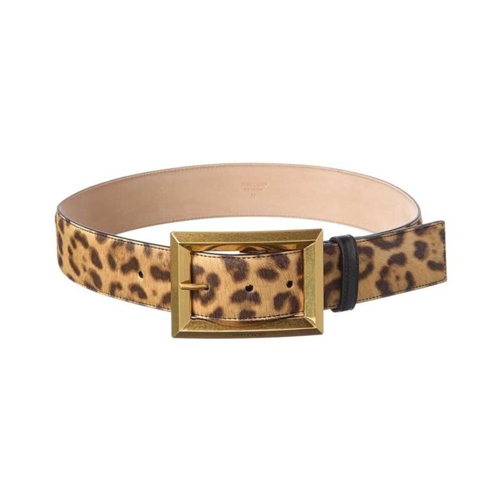 Jimmy Choo Arlie Haircalf Belt, Brown